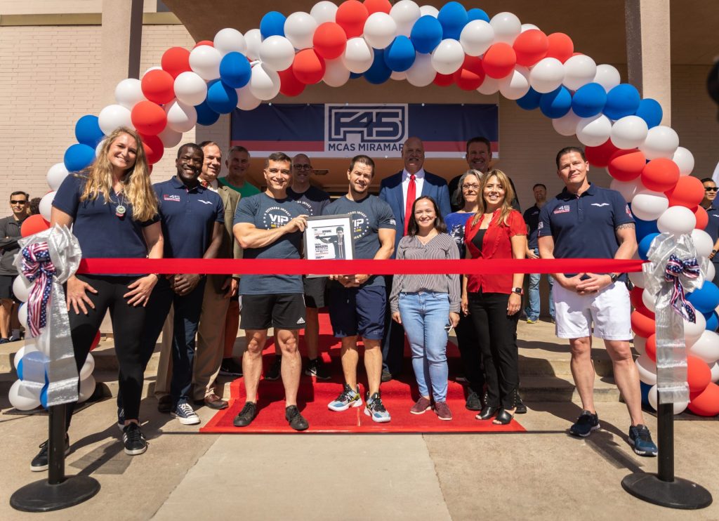 The F45 Group Debuts Its First FS8 Studio on a Military Base at Marine Corps Air Station in San Diego